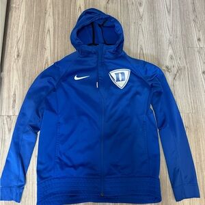 Nike Duke Blue Devils Warm Up Hooded Jacket | Men’s Medium